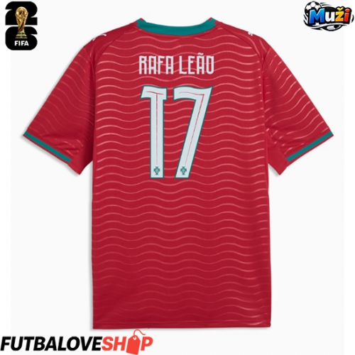 Dres Portugalsko Rafael Leao #17 Domáci MS 2026 Krátky Rukáv